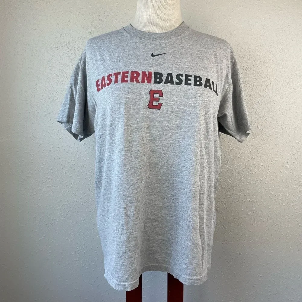 Vintage Nike Eastern Washington University Baseball T-Shirt Size S EUC